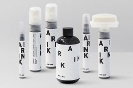 Ink for pens out of the exhaust fumes in Singapore